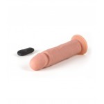 R2 Remote Controlled Realistic Silicone Vibrator with Suction Cup 21 cm - Flesh | Realistic Vibrators