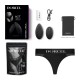 Discreet Panty Medium Heating Remote Controlled Vibrator - Black by Sexopolis