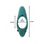 Δαχτυλίδι Πέους Σιλικόνης με Δόνηση Stardust Silicone Vibrating Cock Ring - Πράσινο | Δονούμενα Δαχτυλίδια Πέους