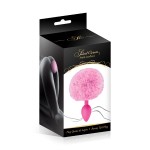 Silicone Bunny Tail Butt Plug - Light Pink | Tail Butt Plugs