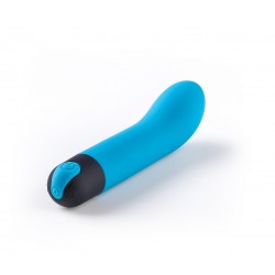 V4 Silicone G-Spot Vibrating Bullet Stimulator - Blue | G-Spot Vibrators