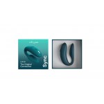Δονητής Ζευγαριών Σιλικόνης με Application We-Vibe Sync 2 App Based Silicone Couples Vibrator - Πράσινος | Sex Toys για Ζευγάρια