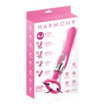 Harmony 4 in 1 Sucking Tongue Vibrating Stimulator - Fuchsia | Clitoral Vibrators