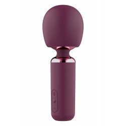 Glam Bold Ultra Powerful Mini Trabel Wand Vibrator - Purple