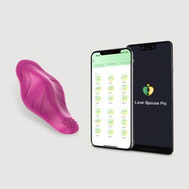 Δονητής Εσωρούχου Σιλικόνης με Application Anika App Controlled Silicone Panty Egg Vibrator - Ροζ