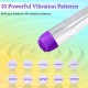 Exis Powerful Mini Vibrator with Interchangeable Silicone Tips - Purple by Sexopolis