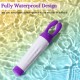 Exis Powerful Mini Vibrator with Interchangeable Silicone Tips - Purple by Sexopolis