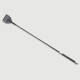 Δερμάτινο Crop Με Πλατύ Άκρο Leather Riding Crop With Broad Tip – Μαύρο by Sexopolis