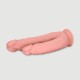 Exton 20,5 cm Double Realistic Silicone Dildo with Suction Cup - Flesh by Sexopolis