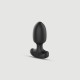 The Smooth Butt Silicone App Based Vibrating Butt Plug - Black by Sexopolis