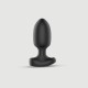 The Smooth Butt Silicone App Based Vibrating Butt Plug - Black by Sexopolis