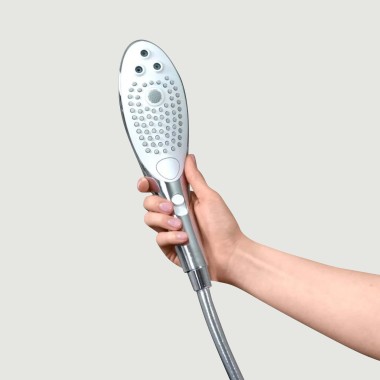Womanizer Wave Body & Clitoral Stimulating Shower Head - Silver