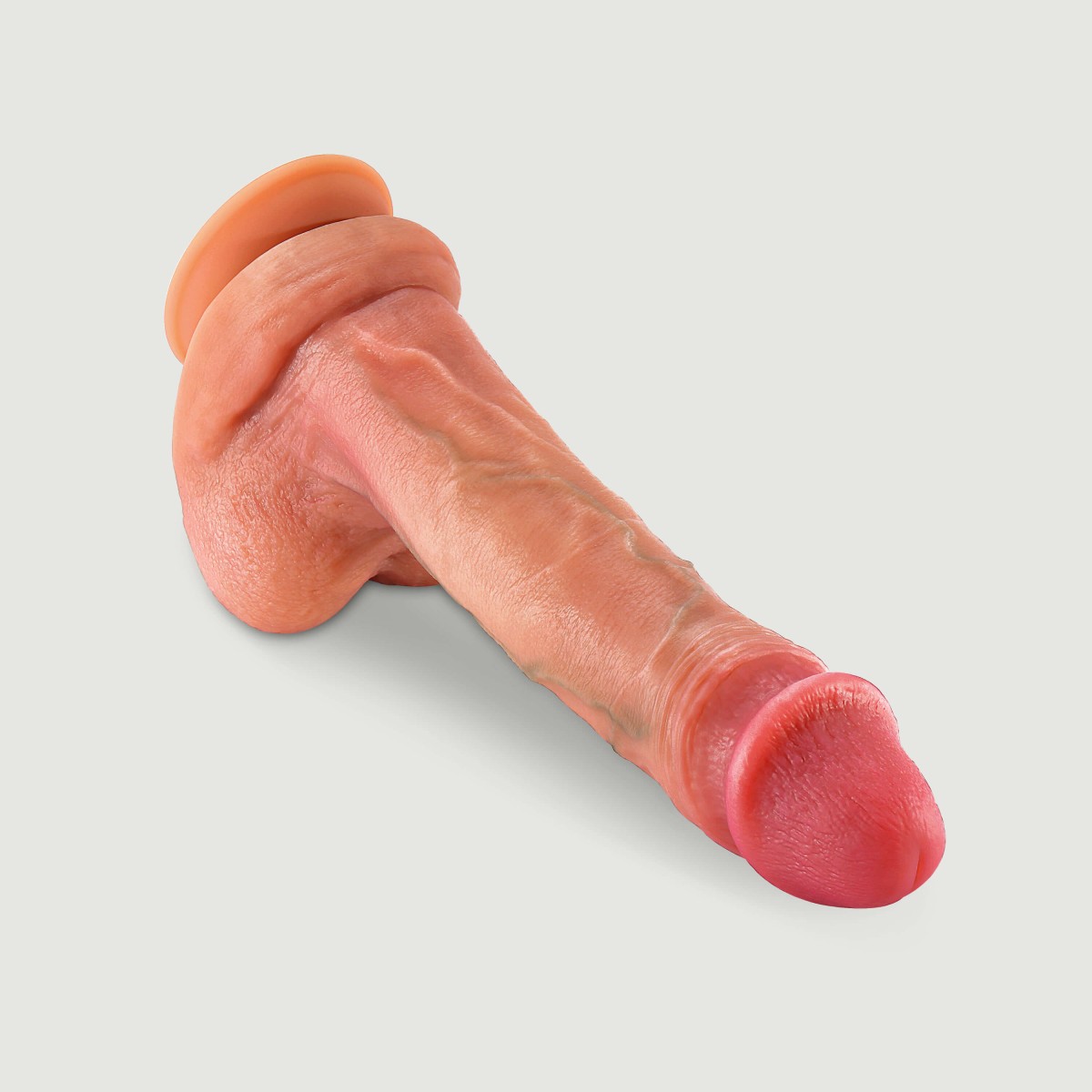 Normie Hyper Realistic Silicone Dildo With Balls & Suction Cup 17,8 cm - Flesh by Sexopolis