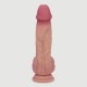 Markus 22,5 cm Double Layer Silicone Ultra Realistic Dildo with Balls & Suction Cup - Flesh by Sexopolis