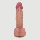 Markus 22,5 cm Double Layer Silicone Ultra Realistic Dildo with Balls & Suction Cup - Flesh by Sexopolis