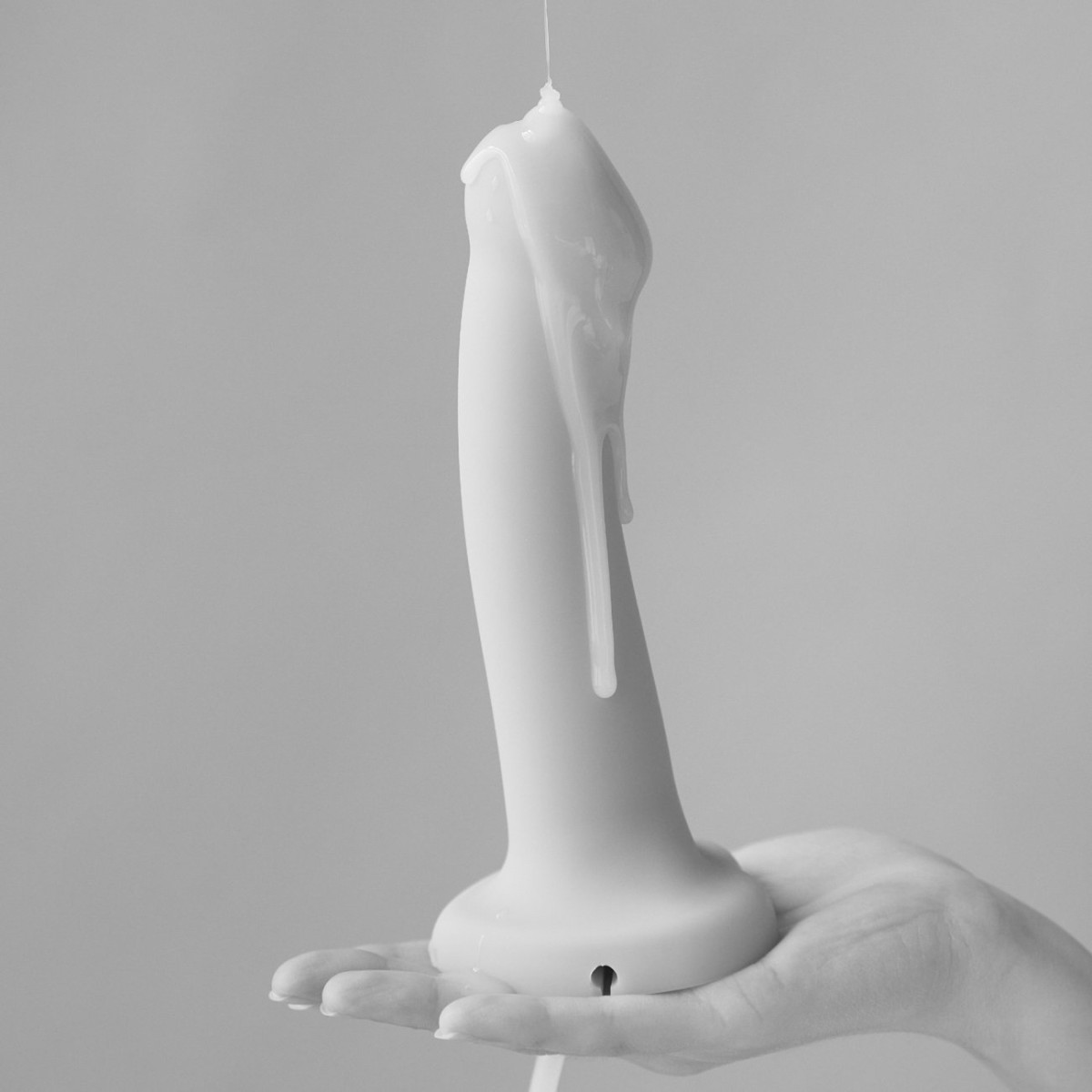 Ομοίωμα Σιλικόνης που Εκσπερματίζει Small Squirting Cum Semi Realistic Silicone Dildo - Φυσικό Χρώμα by Sexopolis