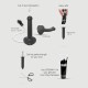 Ομοίωμα Σιλικόνης που Εκσπερματίζει Small Squirting Cum Semi Realistic Silicone Dildo - Μαύρο by Sexopolis