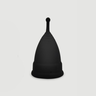 Large Female Wellness Menstrual Cup - Black