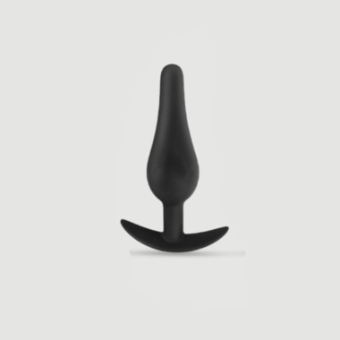 Πρωκτική Σφήνα Σιλικόνης Anal Beginner's Classic Medium Silicone Butt Plug - Μαύρη