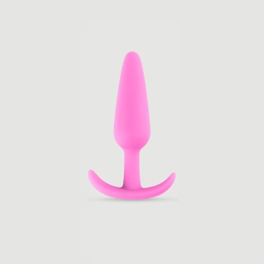 Anal Beginner's Medium Silicone Butt Plug - Pink