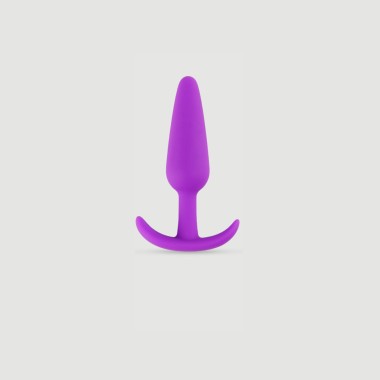 Πρωκτική Σφήνα Σιλικόνης Anal Beginner's Small Silicone Butt Plug - Μωβ