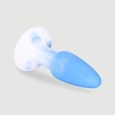 Anal Collection Ranna Large Silicone Butt Plug - Blue