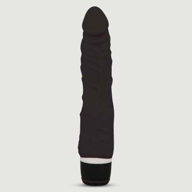 Ρεαλιστικός Δονητής Sexopolis Realistics Classic Original Slim Realistic Vibrator - Μαύρος