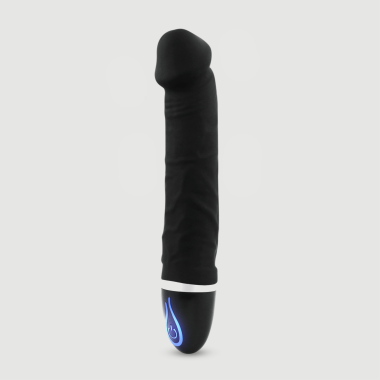 Ρεαλιστικός Δονητής Σιλικόνης Classic Original Rechargeable Realistic Silicone Vibrator - Μαύρος
