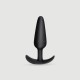 Anchor Silicone Beginners Butt Plug Set - Black by Sexopolis