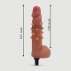 Dotted 18,5 Realistic Silicone Vibrator For Sexopolis Sec Machines - Φυσικό Χρώμα by Sexopolis