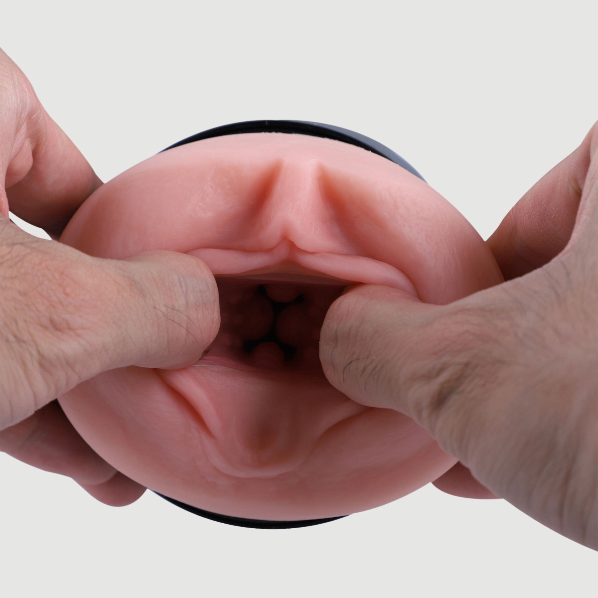 Αυνανιστήρι με Δόνηση για Hismith Sex Machines KlickLok Vibrating Pussy Masturbator - Φυσικό Χρώμα by Sexopolis