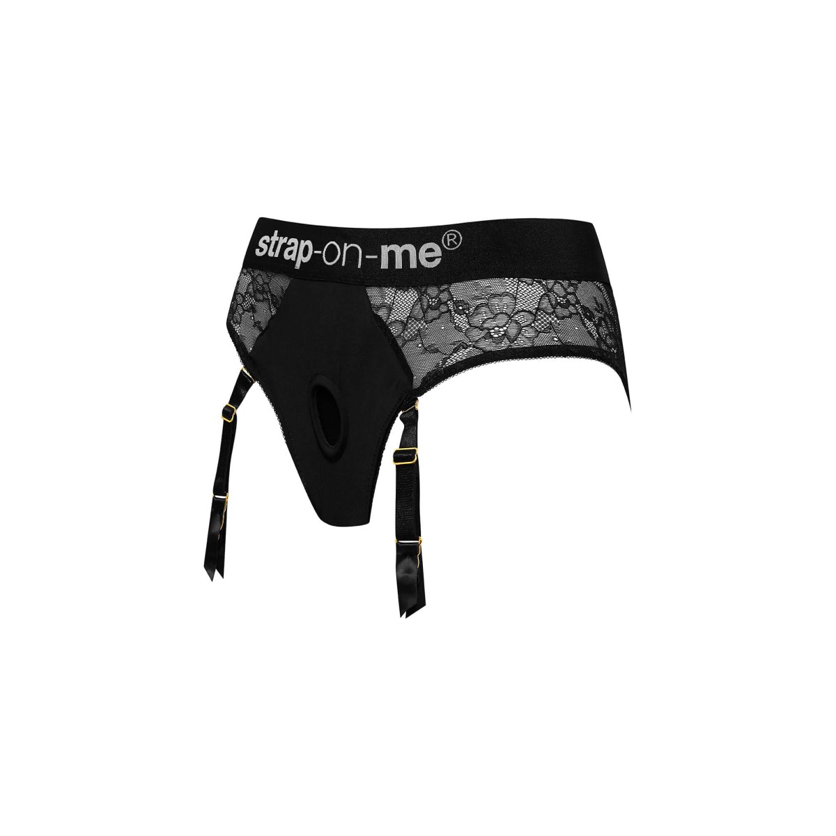 Diva Premium Lingerie Strap On - Black by Sexopolis