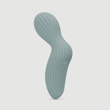 Sexopolis Wellness Ergonomic Premium Silicone Massage Wand Vibrator - Blue