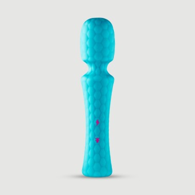 FemmeFunn Ultra Wand Powerful Silicone Massage Vibrator - Blue FemmeFunn Ultra Wand Powerful Silicone Massage Vibrator - Blue
