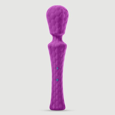 FemmeFunn Ultra Wand XL Powerful Silicone Massage Vibrator - Purple FemmeFunn Ultra Wand XL Powerful Silicone Massage Vibrator - Purple