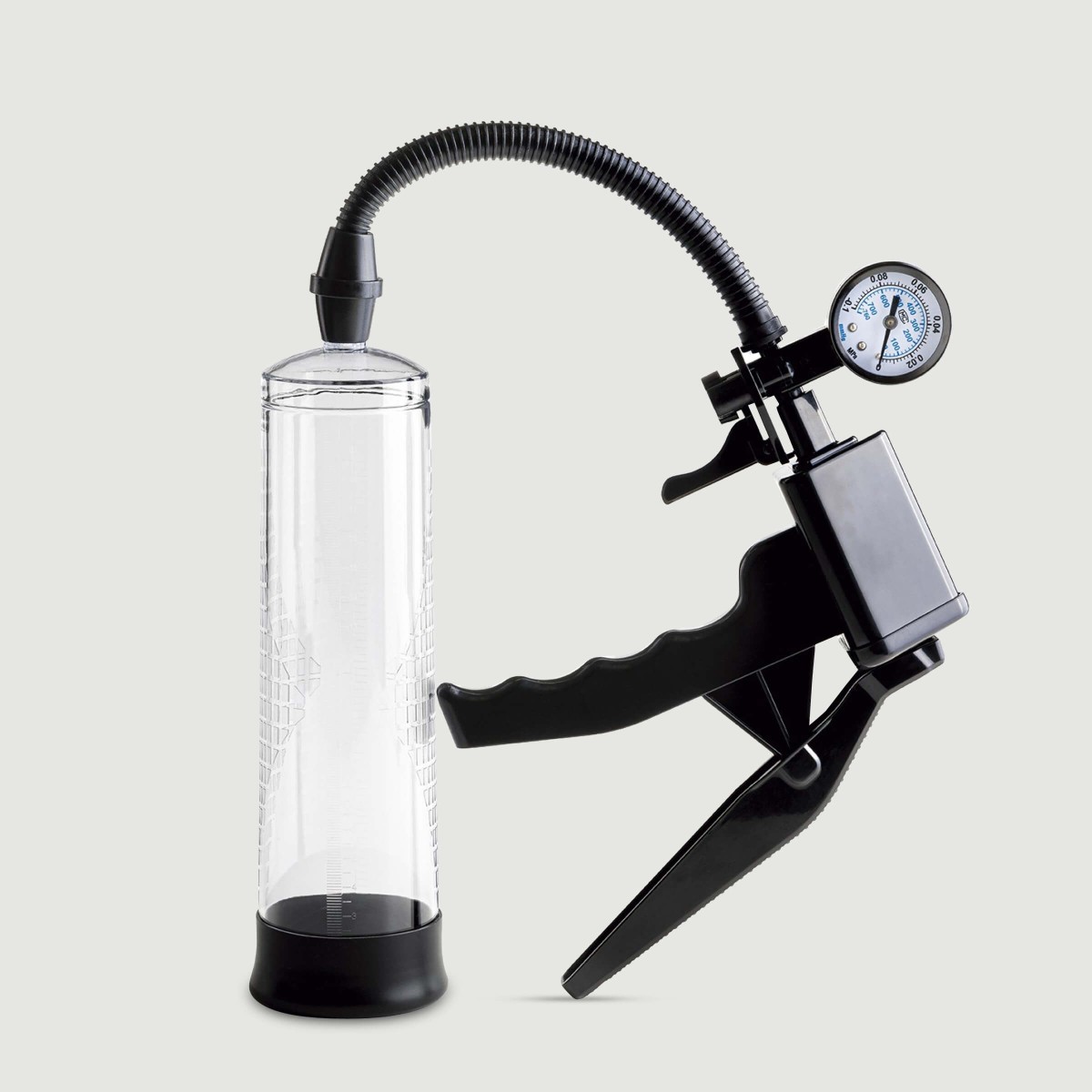 Pump It Up Penis Pump with Manometer - Transparent by Sexopolis