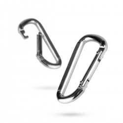 Carabiner Clip - Silver | Hooks/Chains & Locks