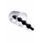 Rosebud Cylinder Anal Pump with Silicone Anal Beads | Vagina & Breast Suckers