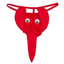 Ανδρικό String Ελέφαντας Sexy Elephant Thong - Κόκκινο | Ανδρικά G-String