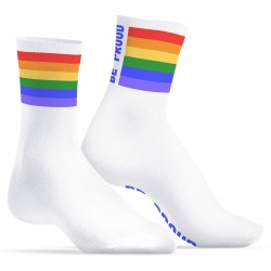 Be Proud Socks - White | Men's Socks