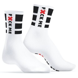 FUCK ME Socks - White | Men's Socks