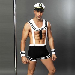 Sexy Sailor Costume with Hat | Mens Costumes