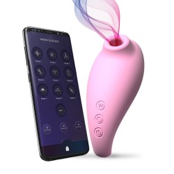 Revelation Clitoral Suction App Controlled Stimulator - Pink | Remote Controlled Toys