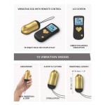 Ασύρματος Δονητής 10 Ταχυτήτων Cry Baby 10 Speed Remote Controlled Egg Vibrator - Χρυσός | Ασύρματοι Δονητές