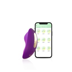 Panty Silicone App Based Vibrator - Purple | Remote Controlled Toys