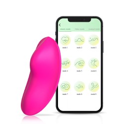 Panty Silicone App Based Vibrator - Pink | Remote Controlled Toys
