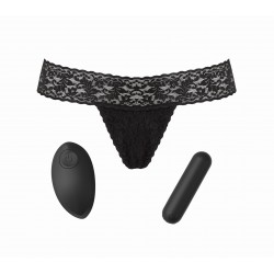 Secret Panty 2 Remote Controlled Vibrating Egg - Black | Remote Controlled Toys