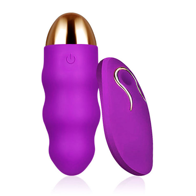 Ασύρματος Δονητής Σιλικόνης Abby Remote Controlled Silicone Egg Vibrator - Μωβ | Ασύρματοι Δονητές