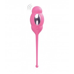 A3 Application Based Silicone Remote Controlled Egg Vibrator - Pink