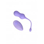 Silicone Remote Controlled Vibrating Egg Stimulator - Purple | Remote Controlled Toys